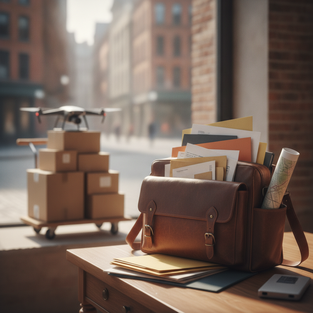 Document Delivery Service - no people or no text